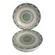 6 flat plates Fine Ware earthenware