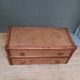 Commode basse en bambou et osier