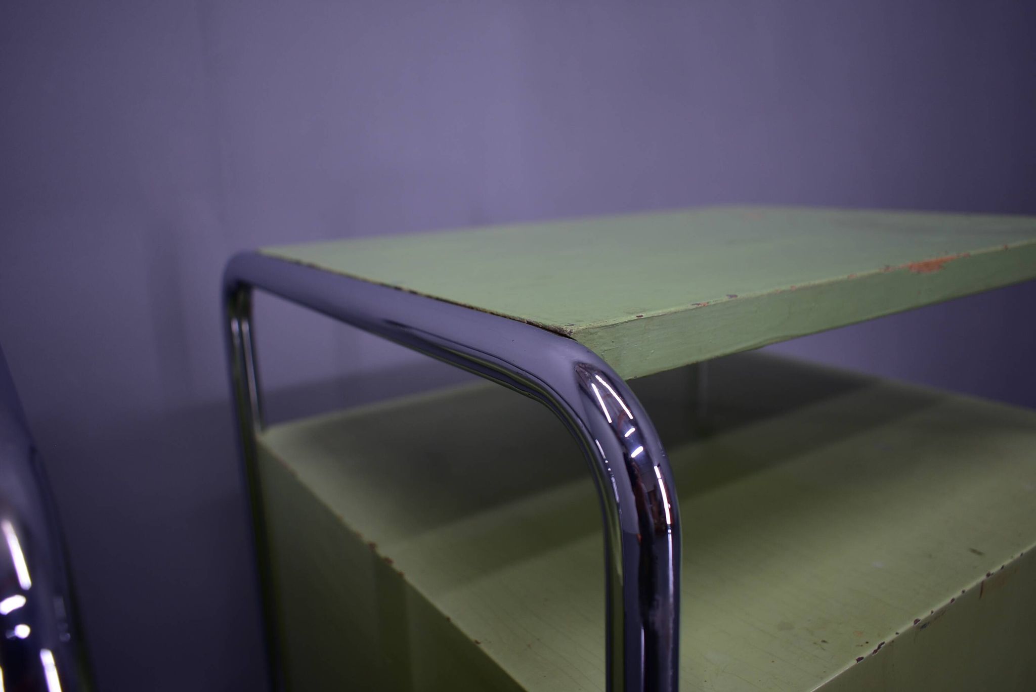 Set of Two Bauhaus Night Stands by Vichr & Co., 1930s