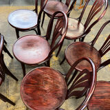Set of 9 bistro chairs
