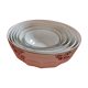 5 Old dishes; Trundles White porcelain with patterns flaurs in matt silver.