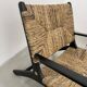 Pair of armchairs by Olivier de Schrijver in wild straw