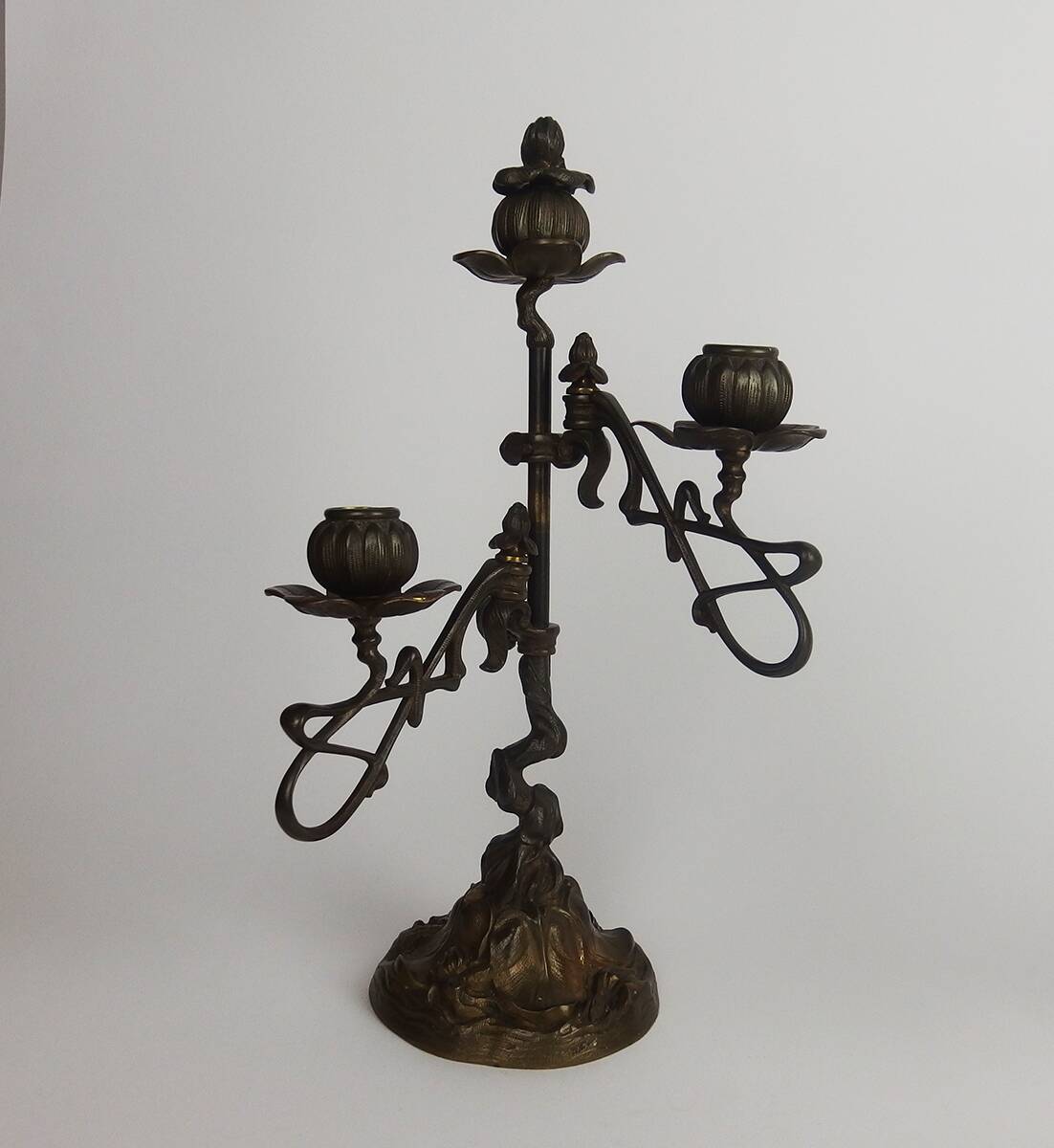 Paire de chandeliers Art Nouveau