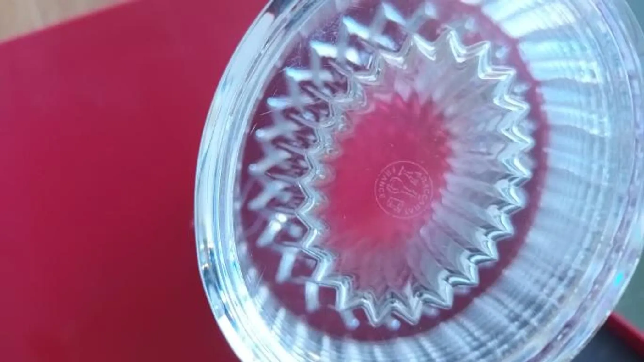Vase eye oval baccarat 24 cm crstal transparent