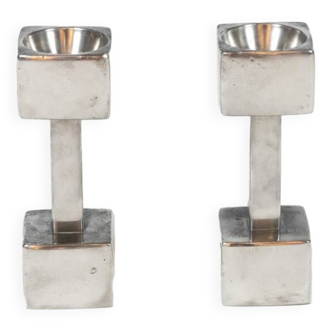 Astrid Fog for Just Denmark. Pair of candlesticks. 1960s.