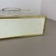Rare hollywood regency paul evans style bicolor magazine holder, italy 1970