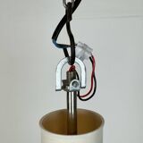 Vintage Chandelier with Milk Glass from Elektrosvit, 1960s