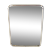Miroir de barbier en metal a poser vintage 20 X 14, 5 cm