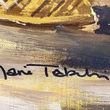 Painted canvas