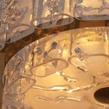 "Pair of Doria Leuchten Mid-Century Brass & Crystal Chandeliers, 1960s"