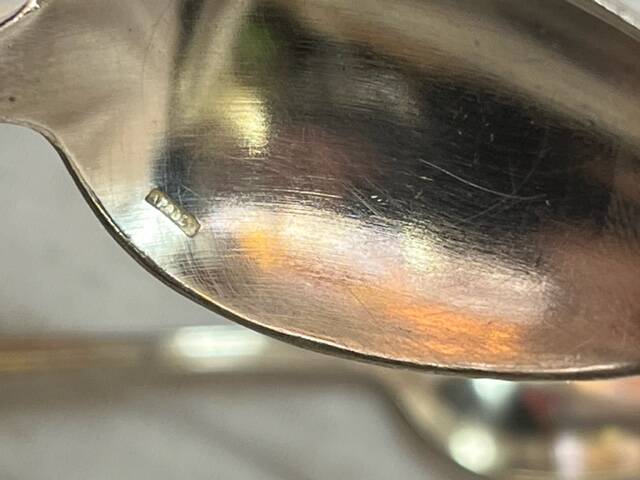 12 silver-plated teaspoons