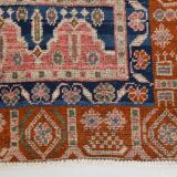Tapis Vintage Bleu Oriental 4x9, 137x272Cm