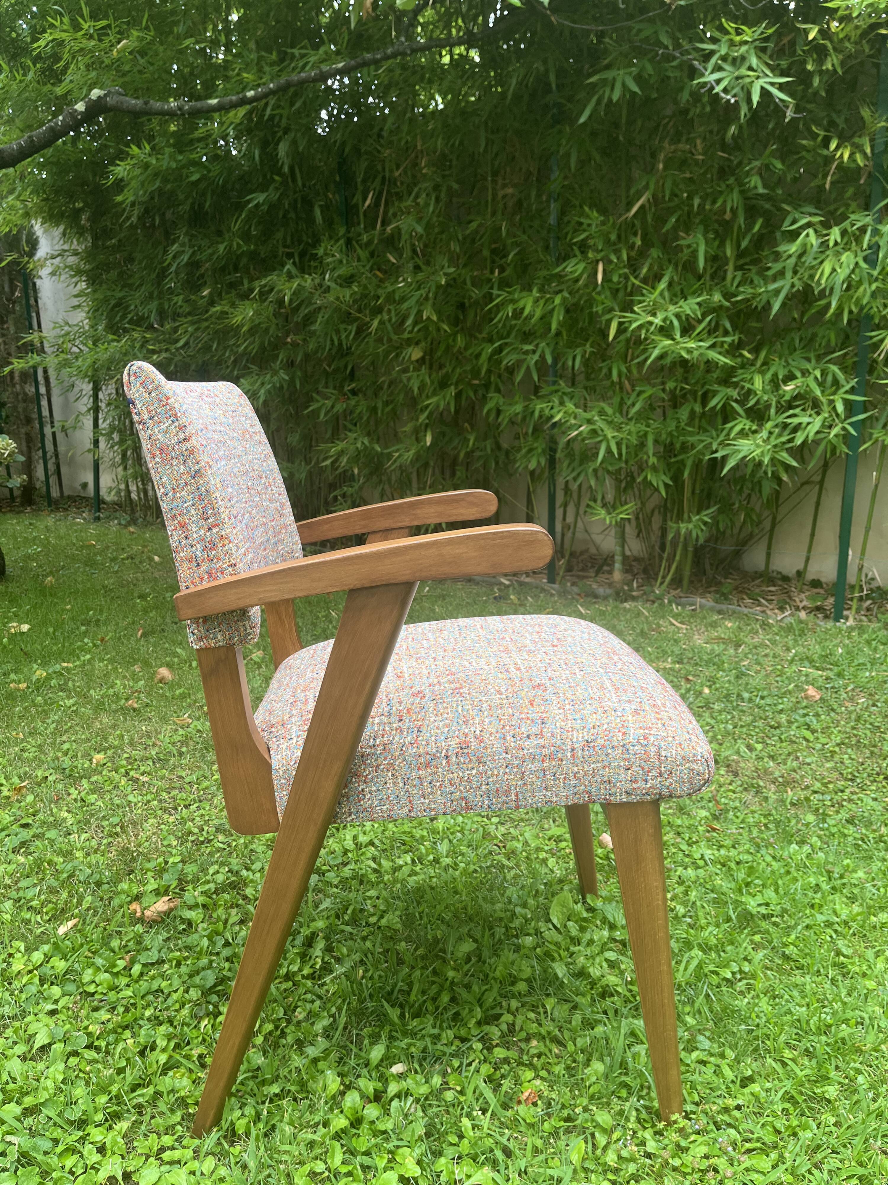 Mid-century bridge armchair