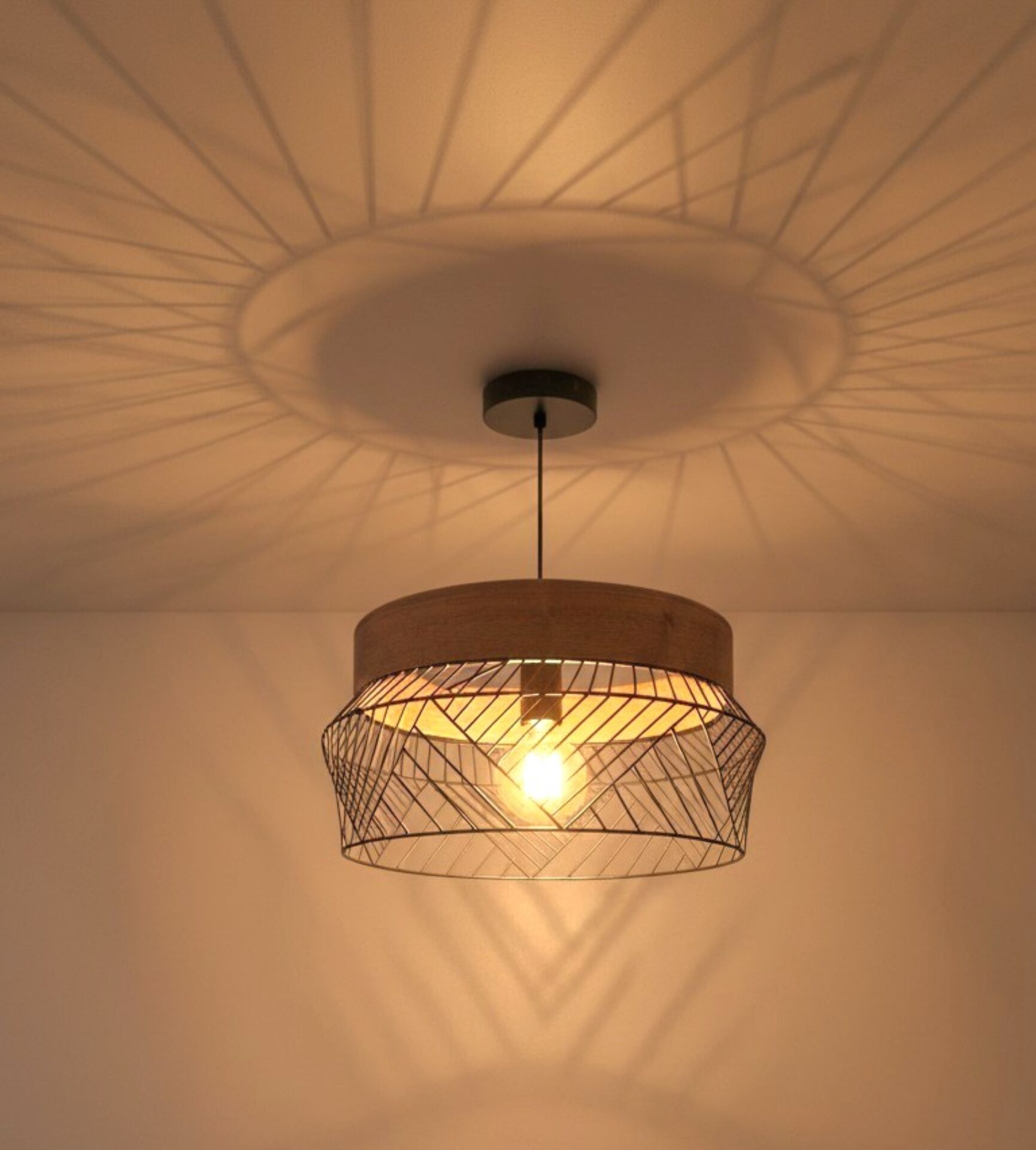 Contemporary Suspension Design - Wood and Metal