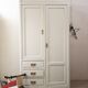 Armoire lingère et penderie 2 portes 3 tiroirs