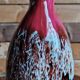 Vintage smooth enamelled ceramic pitcher / carafe from Vallauris – Bi-decor.