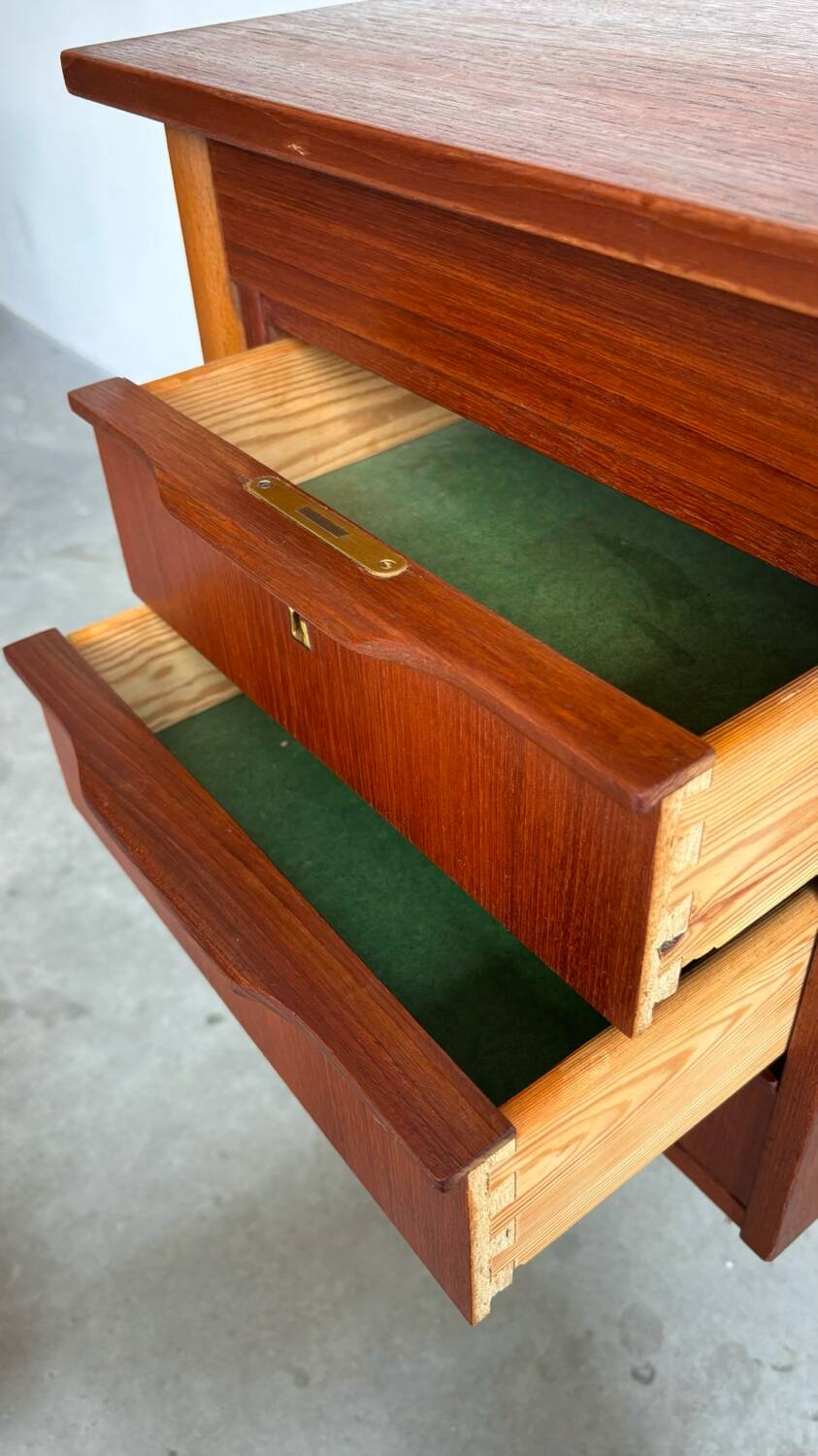 Small vintage Danish desk teak