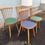 4 Baumann bistro chairs