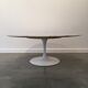 Table Calacatta marble low Eero Saarinen Tulip for Knoll International