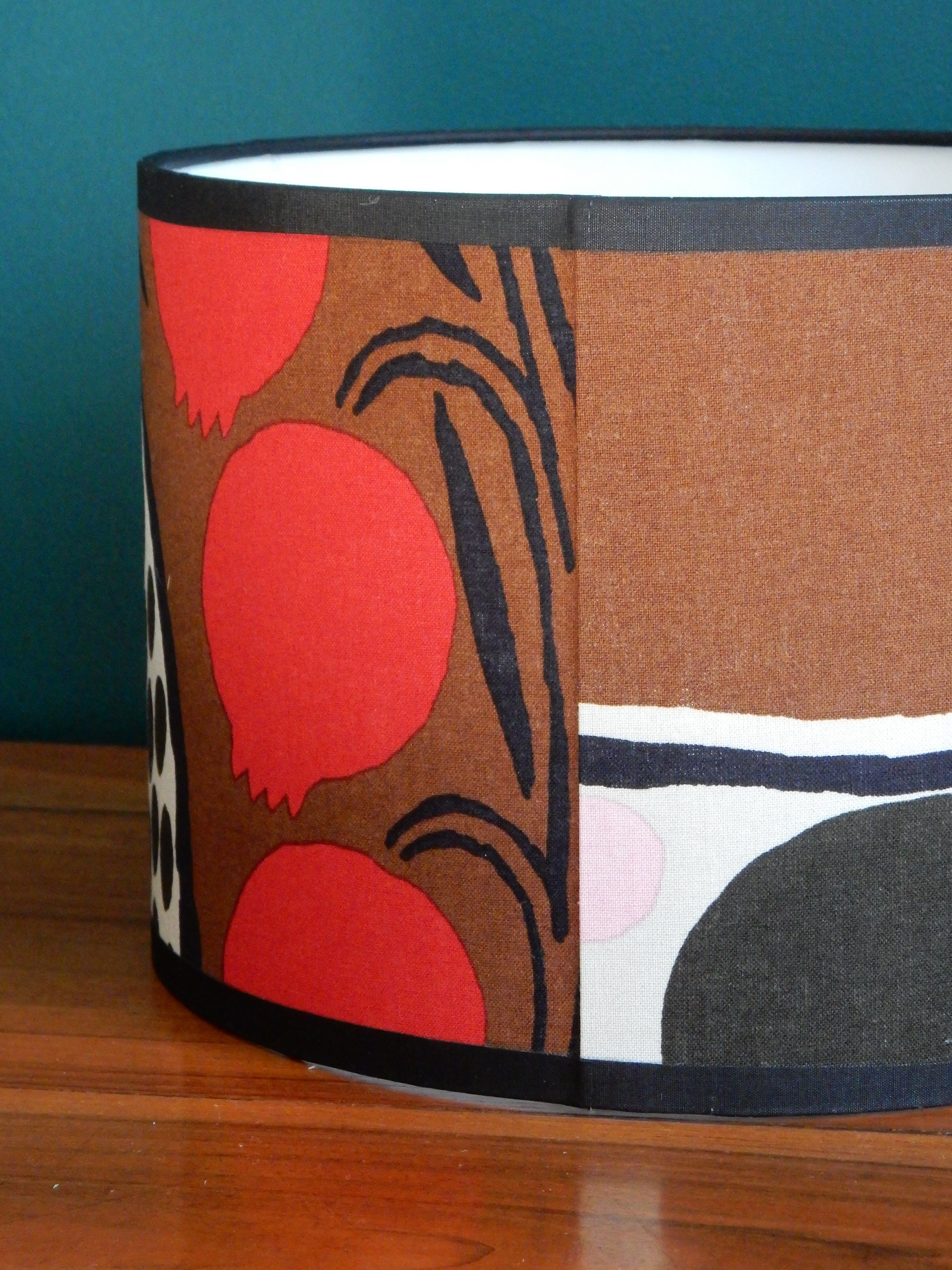 Marimekko fabric lampshade