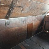 Antique 18th century Georgian oak mule chest / coffer / blanket box