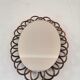 Vintage rattan mirror 60s