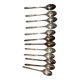 12 mocha spoon, 1970