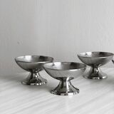 6 coupelles sur pied en inox style Letang Remy