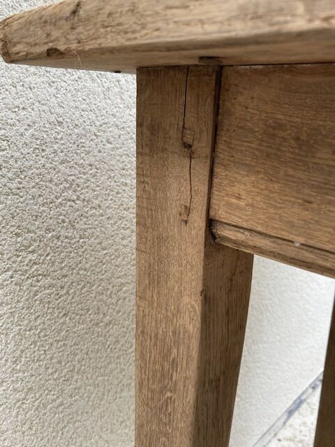 Antique solid wood table