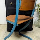 Vintage Souvignet stacking chair