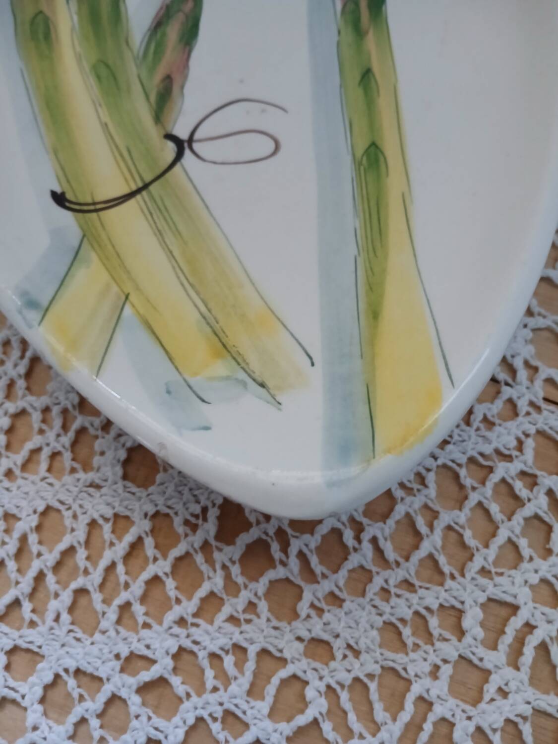 Small asparagus dish