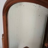 Retro cherry marble wood dressing table