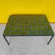 Table basse moderniste en céramique et acier