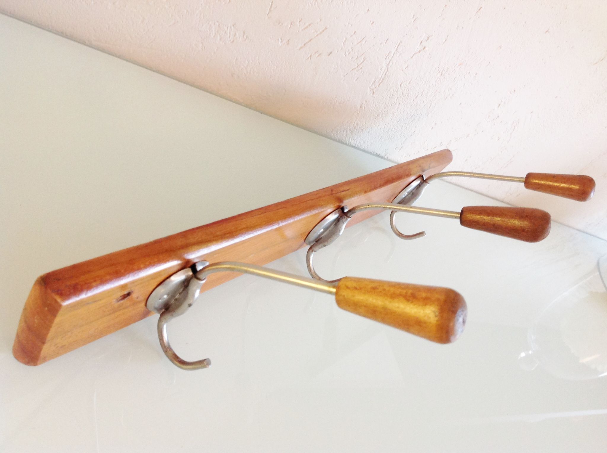 Wood coatrack vintage 60/70
