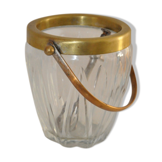 Glass ice bucket