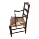 Old Provençal straw chair