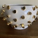 Italian cache-pot XXXL Tronchetto by ND Dolfi Florence for René Veyrat 1960