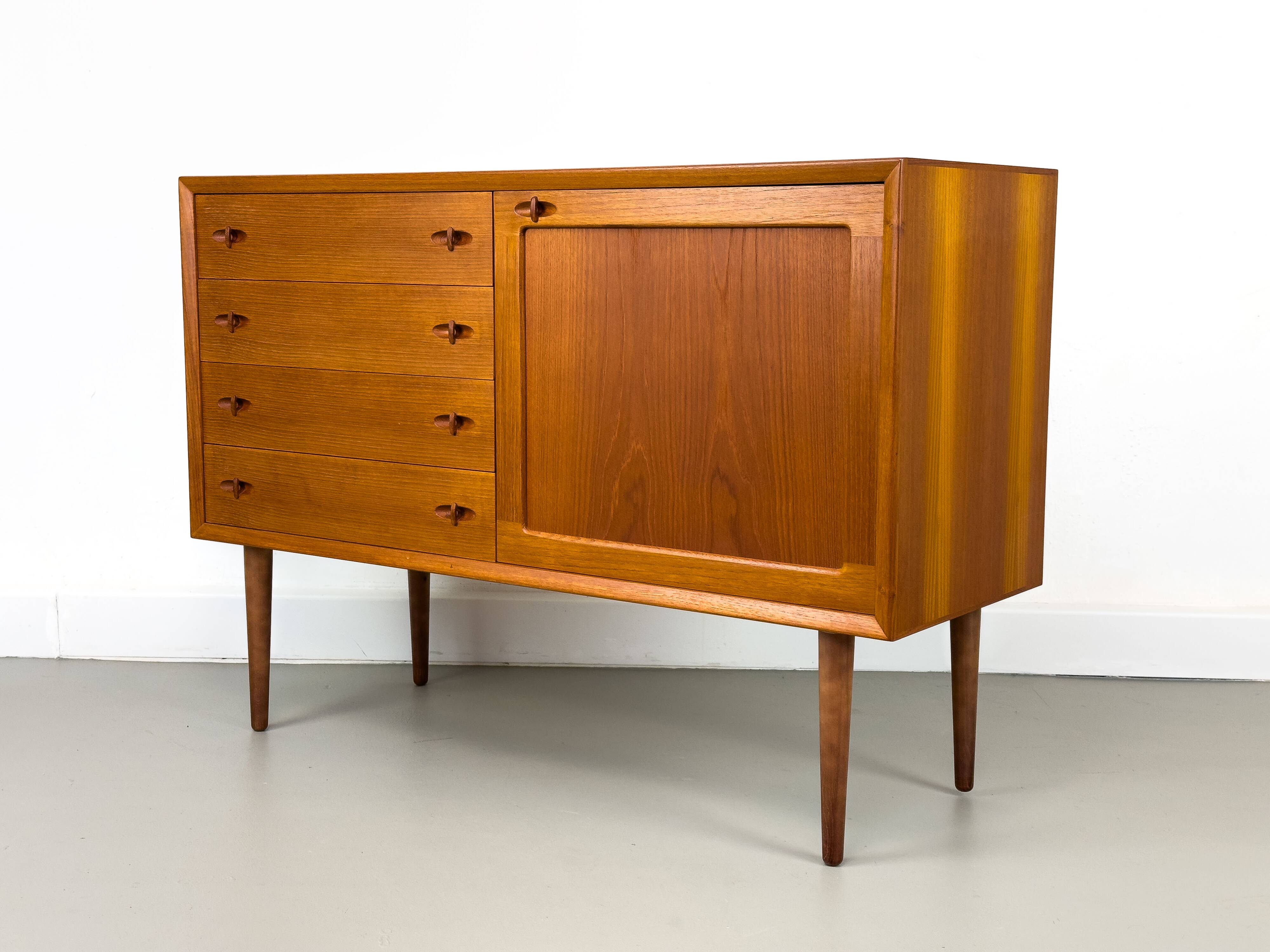 Danish Teak Sideboard by H. W. Klein for Bramin, 1960s