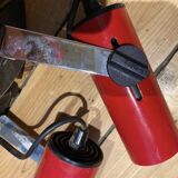 Pair of vintage Targetti red spotlights 1970