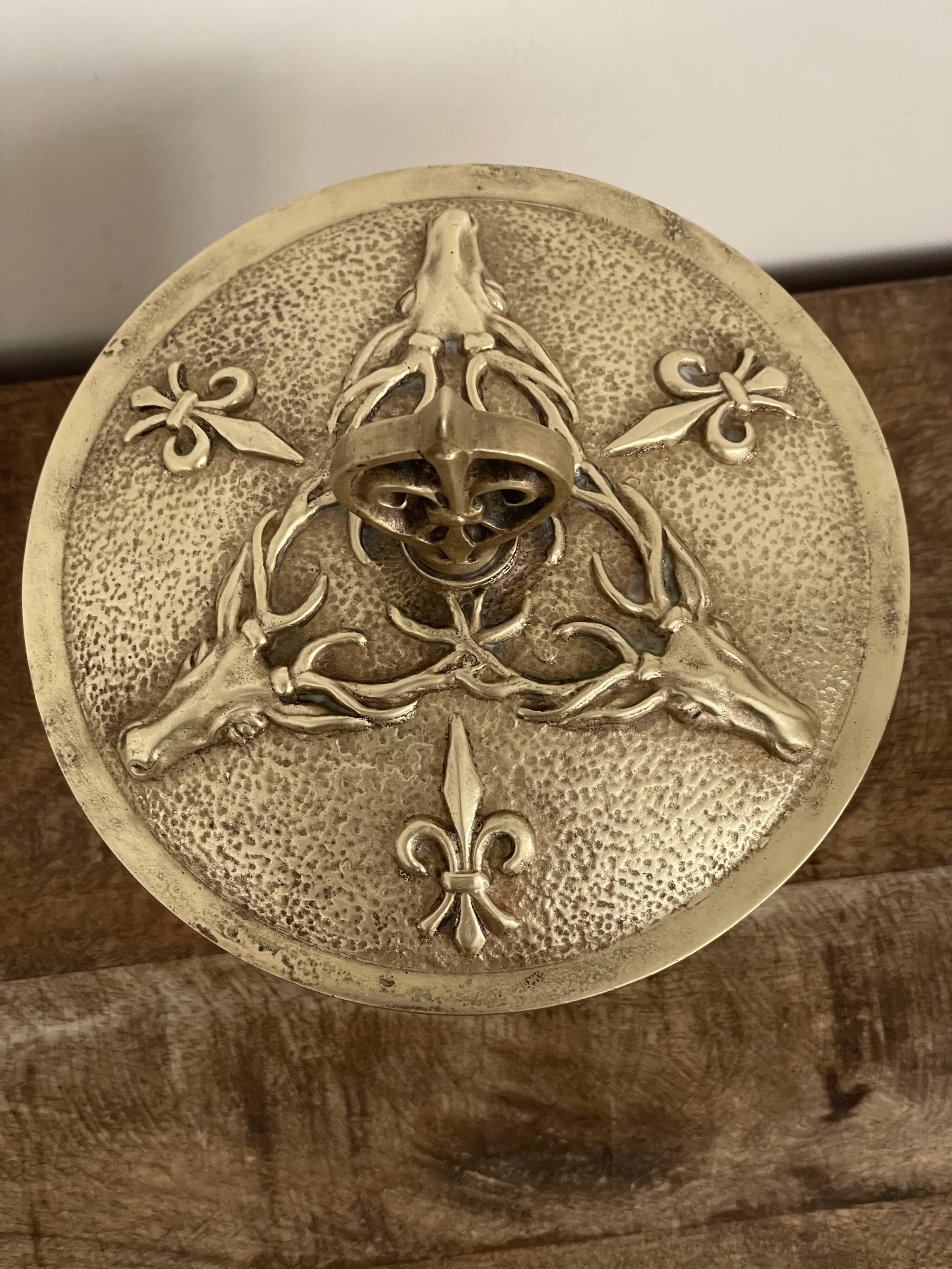 Bronze and ceramic pot Max le Verrier