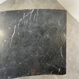 Addor 60s sculptural marble and brass coffee table