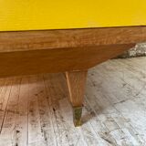 Furniture chest of drawers two-tone 60s