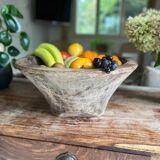 Grande coupe en bois ancienne