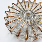 Herda glass wall lamp or ceiling lamp, 1970’s