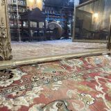 Louis XVI style mirror in gilded wood