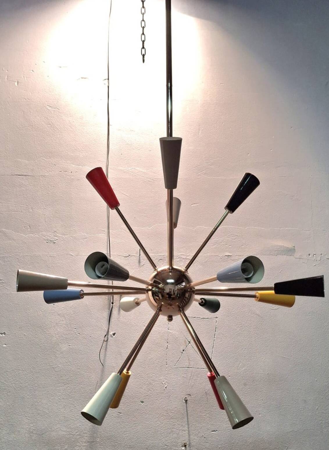 Lampadario Sputnik vintage, anni '70