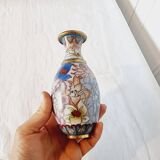 Petit Vase Cloisonné avec base en bois d'ébène