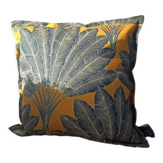Fabric cushion "leaf of the traveler's tree" 40x40