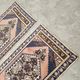 Set of 2 vintage handmade Turkish rugs 54x105 cm