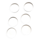 6 Small plates / dessert plates - in enamelled stoneware